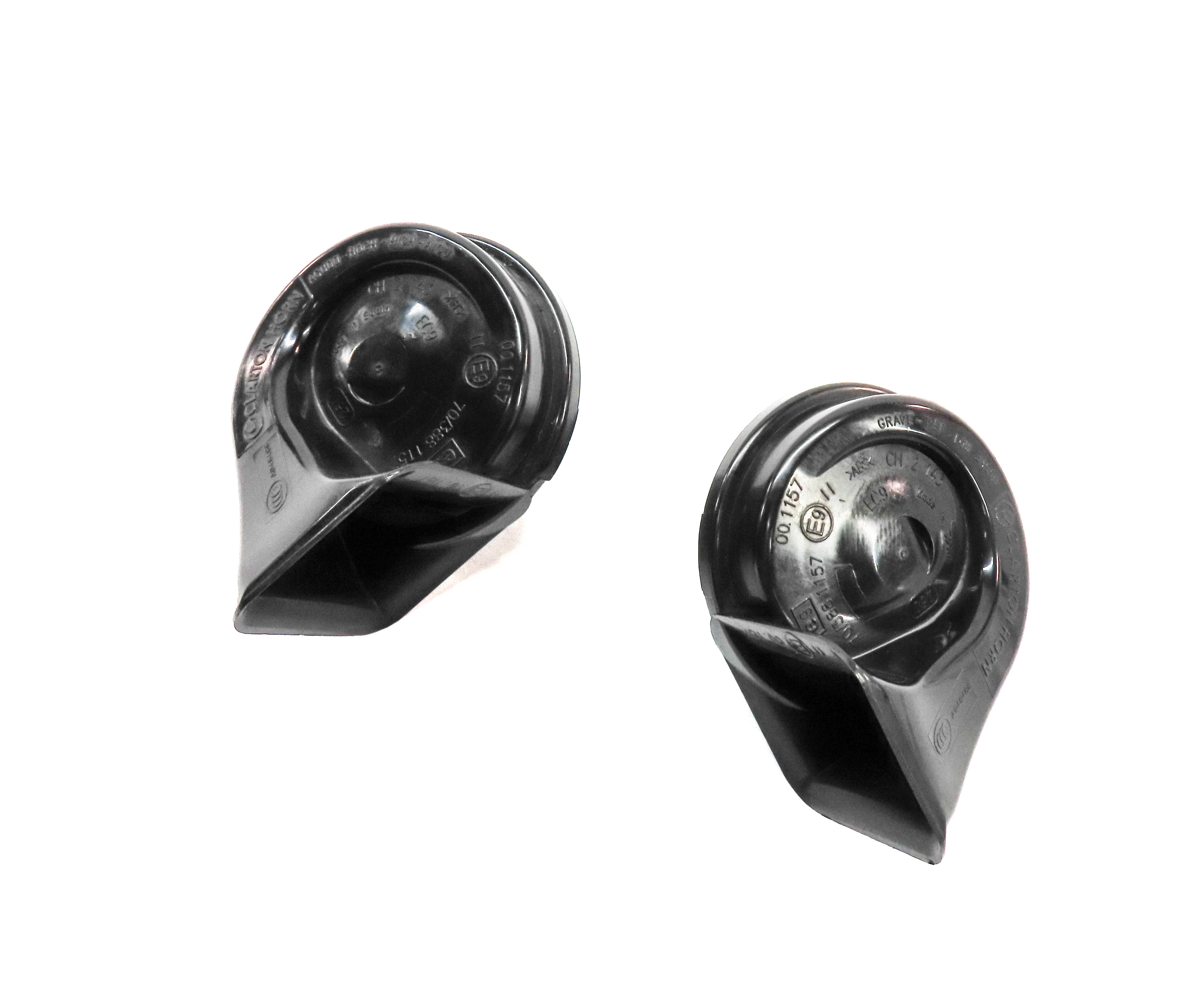 09-17 BMW 6 7 SERIES (F01 F06) LEFT & RIGHT LOW & HIGH TONE HORN SET 2 — exact item pictured